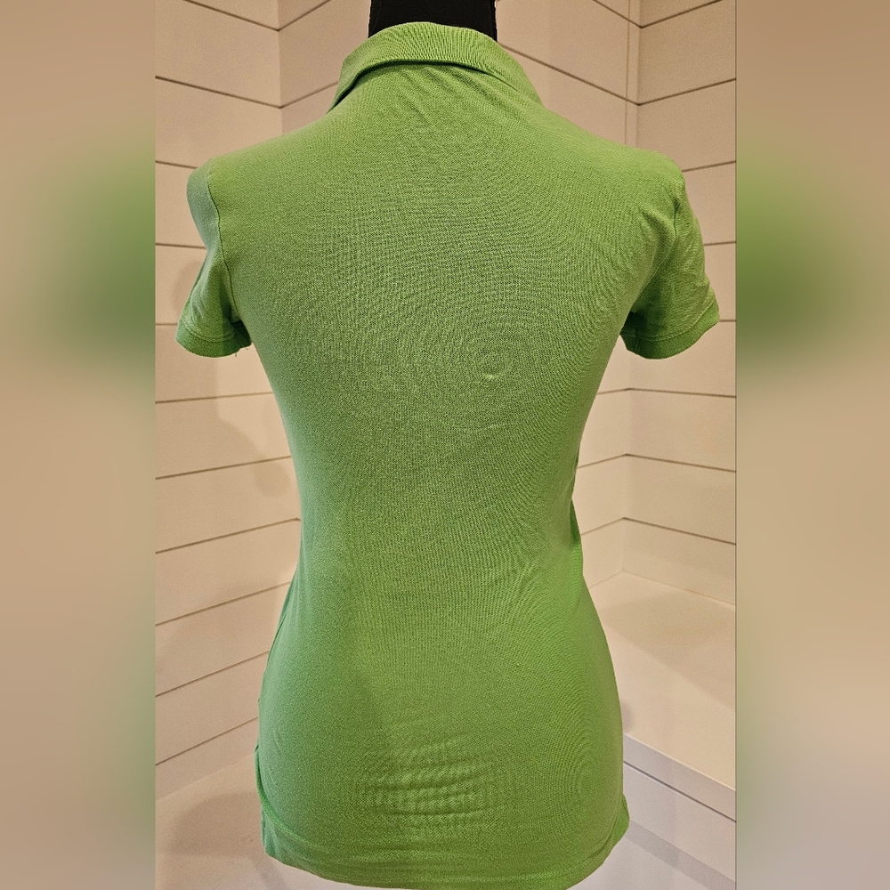 Green Aeropostale Polo Shirt with Embroidered Logo - Picture 2 of 4